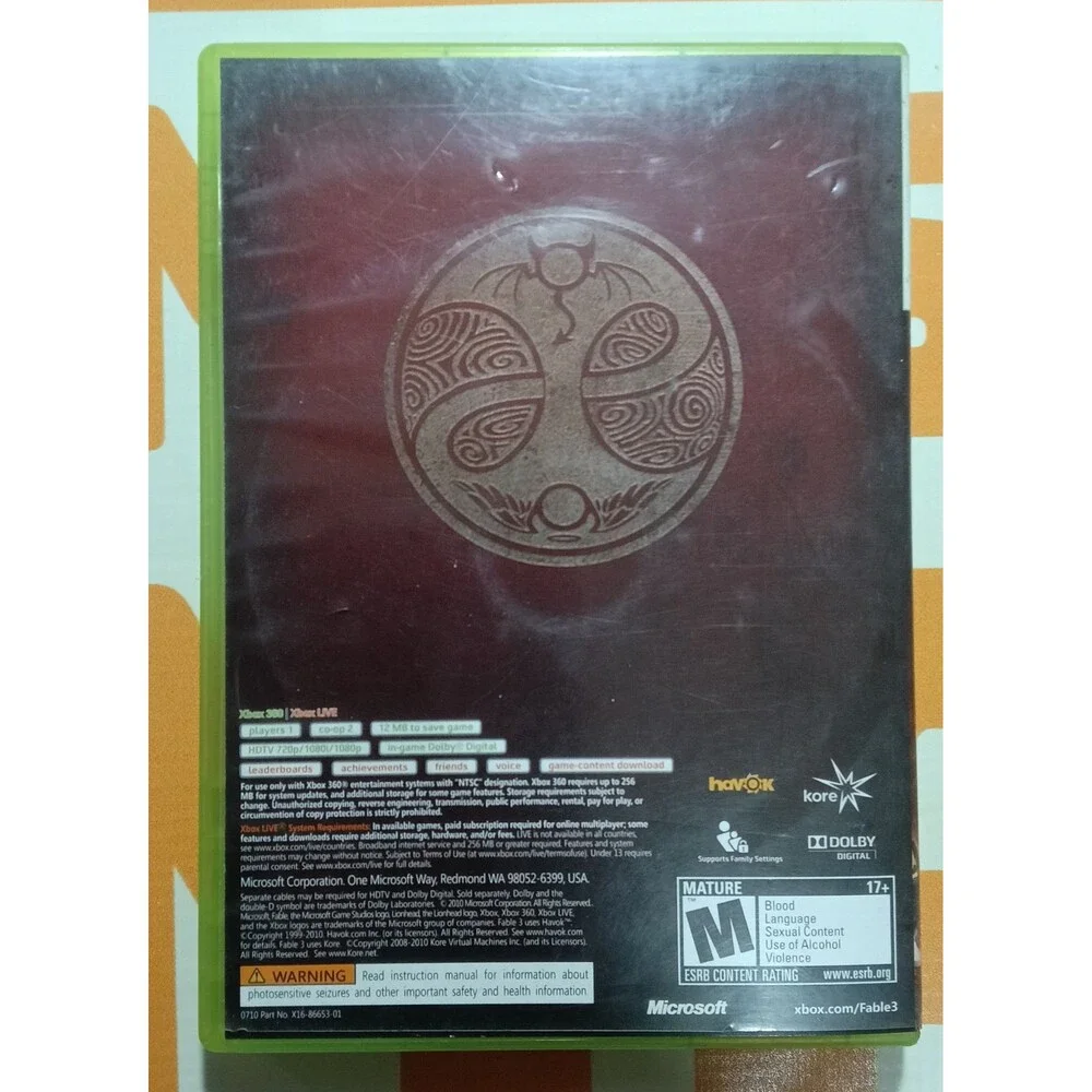 Fable III Limited Collector's Edition (Xbox 360)